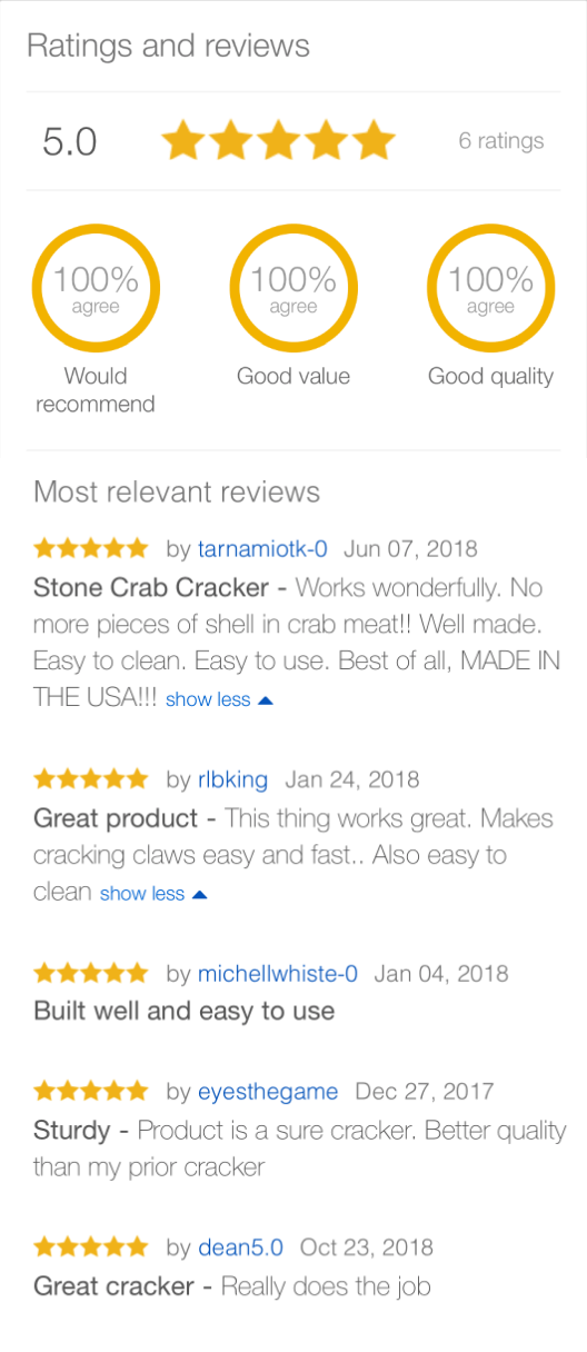 Ultimate Carcker Reviews